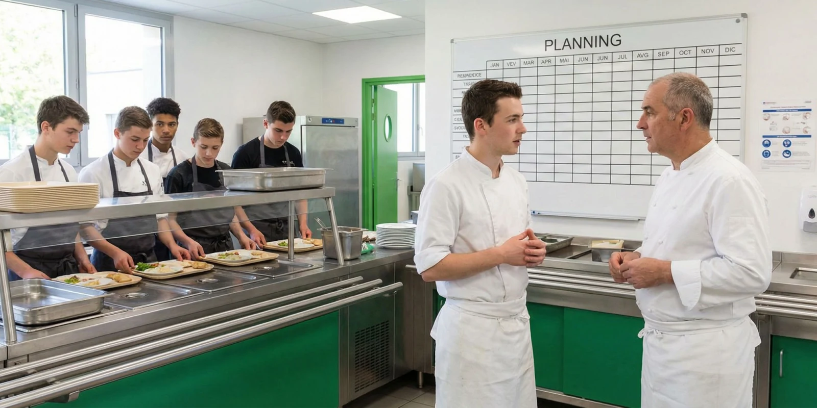 Décrocher son Premier Emploi en Restauration Collective avec un Bac Pro Cuisine